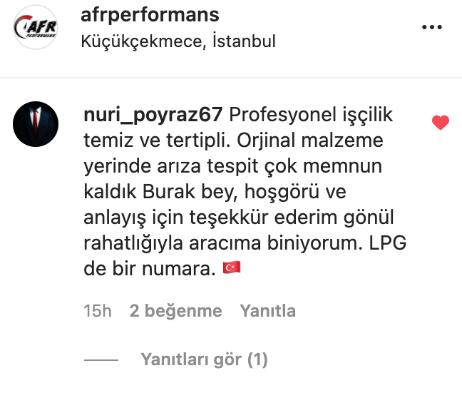 Müşteri Yorumu 17 Ekran Görüntüsü